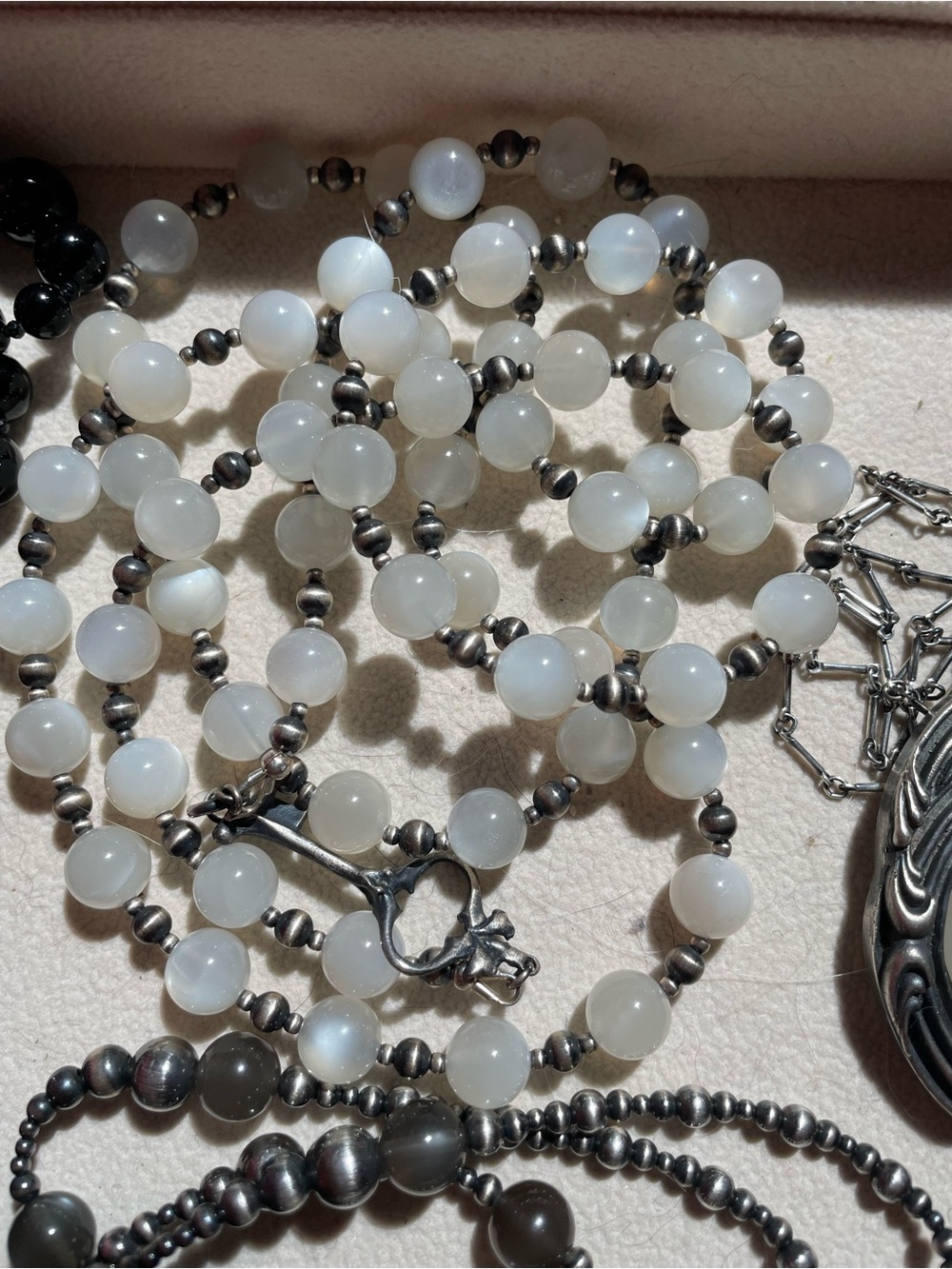Blood Milk Jewels ‘In Pursuit of Ghosts Chapter II” White Moonstone Strand